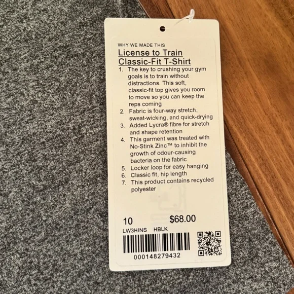 lululemon Gray Women's Short Sleeve Tee - Picture 7 of 7